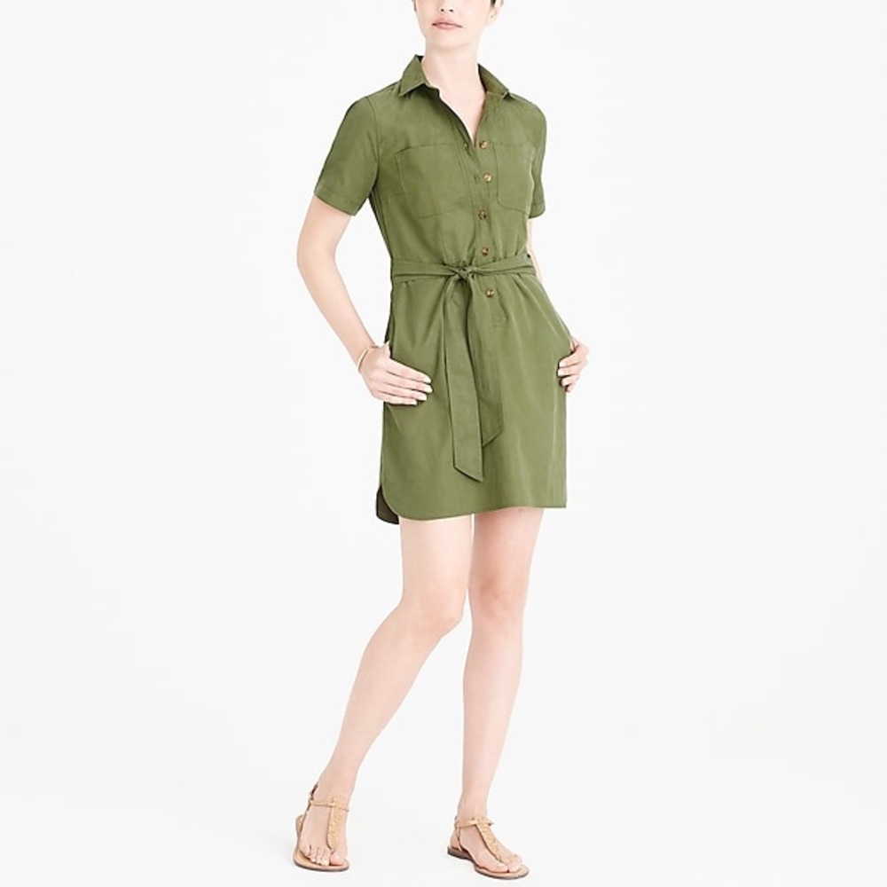 EUC J.Crew Mercantile Shirt Dress Size 8